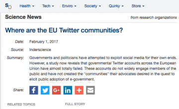 Where are the EU Twitter Communities?
