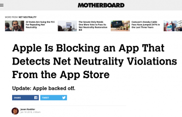 An App that Detects Net Neutrality Violations