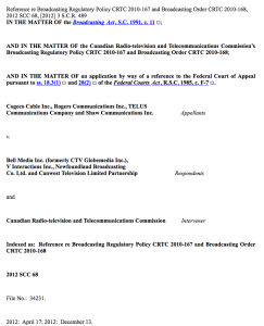 Question of the Week (Class 4): Should there be “should’s” in S. 3 of the Broadcasting Act?