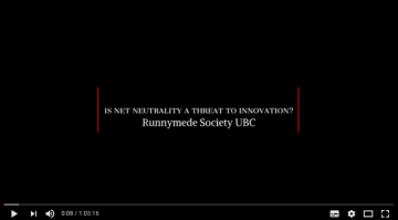 Video & Slides from Runnymede Society Debate: “Is Net Neutrality a Threat to Innovation?”